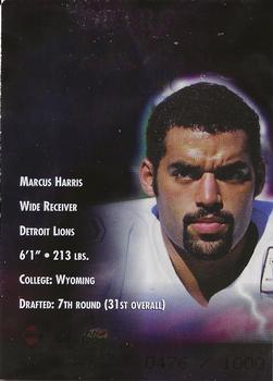 1997 Collector's Edge Excalibur - NFL Draft #14 Marcus Harris Back