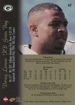1997 Collector's Edge Extreme #62 Dorsey Levens Back