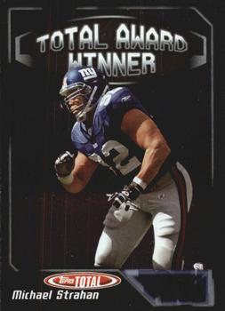 2004 Topps Total - Award Winners #AW13 Michael Strahan Front
