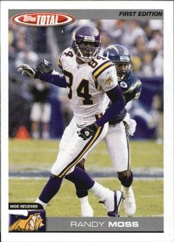 2004 Topps Total - First Edition #3 Randy Moss Front