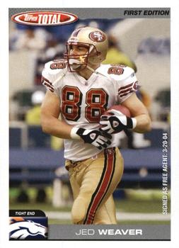 2004 Topps Total - First Edition #37 Jed Weaver Front