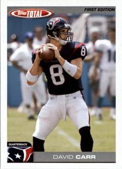2004 Topps Total - First Edition #110 David Carr Front