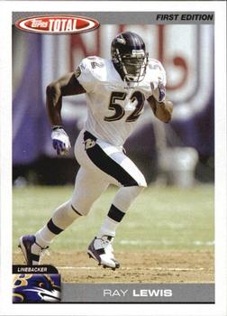 2004 Topps Total - First Edition #152 Ray Lewis Front