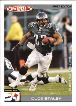 2004 Topps Total - First Edition #183 Duce Staley Front