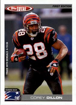 2004 Topps Total - First Edition #204 Corey Dillon Front