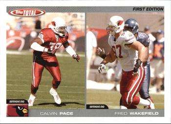 2004 Topps Total - First Edition #221 Calvin Pace / Fred Wakefield Front