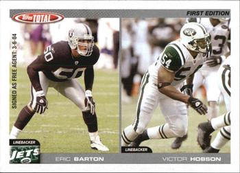 2004 Topps Total - First Edition #241 Eric Barton / Victor Hobson Front