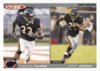 2004 Topps Total - First Edition #254 Charles Tillman / Jerry Azumah Front