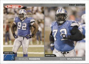 2004 Topps Total - First Edition #256 Shaun Rogers / Dan Wilkinson Front