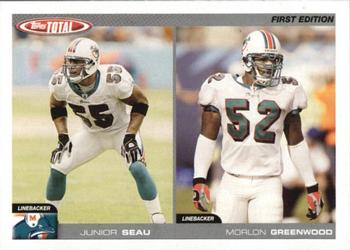 2004 Topps Total - First Edition #261 Junior Seau / Morlon Greenwood Front