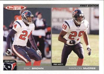 2004 Topps Total - First Edition #272 Eric Brown / Marlon McCree Front