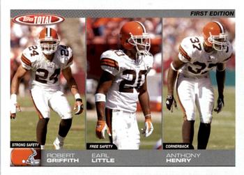 2004 Topps Total - First Edition #312 Robert Griffith / Earl Little / Anthony Henry Front