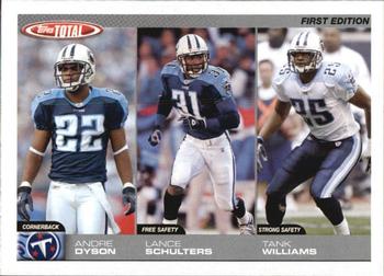 2004 Topps Total - First Edition #329 Andre Dyson / Lance Schulters / Tank Williams Front