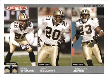 2004 Topps Total - First Edition #330 Fred Thomas / Jay Bellamy / Tebucky Jones Front