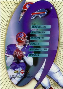 1997 Collector's Edge Extreme - Finesse #08 Todd Collins Back