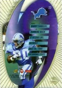 1997 Collector's Edge Extreme - Finesse #23 Barry Sanders Back