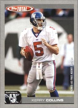 2004 Topps Total - Silver #4 Kerry Collins Front