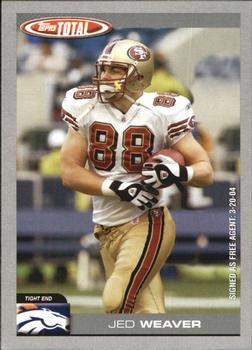 2004 Topps Total - Silver #37 Jed Weaver Front