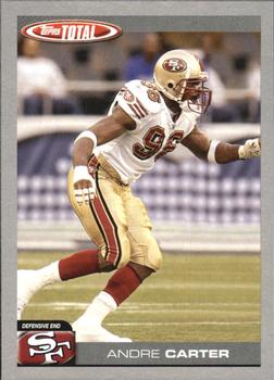 2004 Topps Total - Silver #57 Andre Carter Front