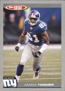 2004 Topps Total - Silver #80 Amani Toomer Front