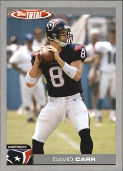 2004 Topps Total - Silver #110 David Carr Front