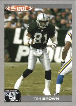 2004 Topps Total - Silver #113 Tim Brown Front