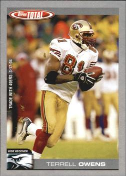 2004 Topps Total - Silver #131 Terrell Owens Front