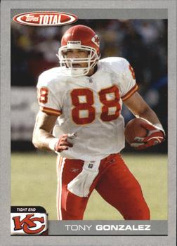 2004 Topps Total - Silver #208 Tony Gonzalez Front