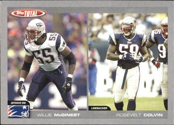 2004 Topps Total - Silver #239 Rosevelt Colvin / Willie McGinest Front