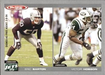 2004 Topps Total - Silver #241 Eric Barton / Victor Hobson Front