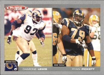 2004 Topps Total - Silver #248 Damione Lewis / Ryan Pickett Front