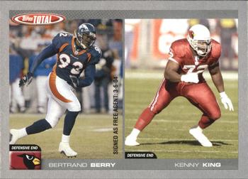 2004 Topps Total - Silver #252 Bertrand Berry / Kenny King Front