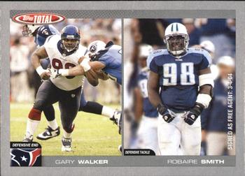2004 Topps Total - Silver #257 Gary Walker / Robaire Smith Front