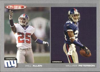 2004 Topps Total - Silver #264 Will Allen / Will Peterson Front
