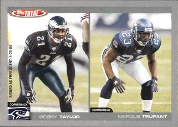 2004 Topps Total - Silver #268 Bobby Taylor / Marcus Trufant Front