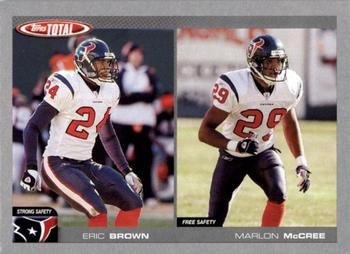 2004 Topps Total - Silver #272 Eric Brown / Marlon McCree Front