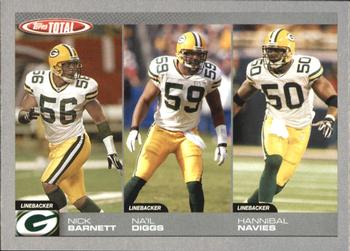 2004 Topps Total - Silver #287 Nick Barnett / Na'il Diggs / Hannibal Navies Front