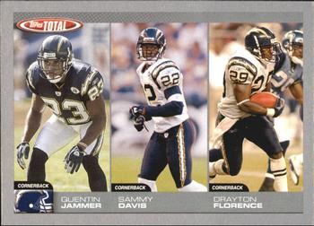2004 Topps Total - Silver #300 Quentin Jammer / Sammy Davis / Drayton Florence Front