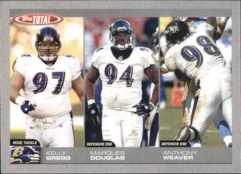 2004 Topps Total - Silver #308 Kelly Gregg / Marques Douglas / Anthony Weaver Front