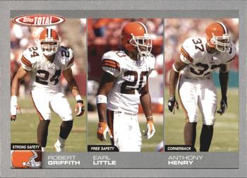 2004 Topps Total - Silver #312 Robert Griffith / Earl Little / Anthony Henry Front