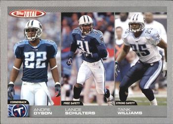 2004 Topps Total - Silver #329 Andre Dyson / Lance Schulters / Tank Williams Front