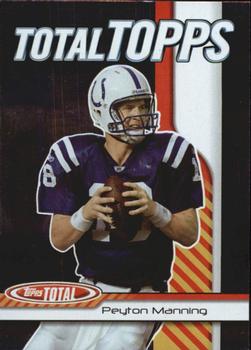 2004 Topps Total - Total Topps #TT1 Peyton Manning Front