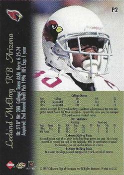 1997 Collector's Edge Extreme - Foil #P2 Leeland McElroy Back