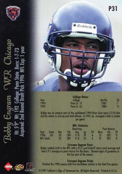 1997 Collector's Edge Extreme - Foil #P31 Bobby Engram Back