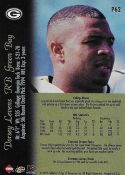 1997 Collector's Edge Extreme - Foil #P62 Dorsey Levens Back