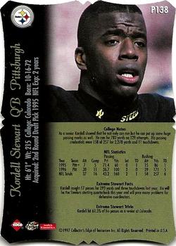 1997 Collector's Edge Extreme - Foil #P138 Kordell Stewart Back