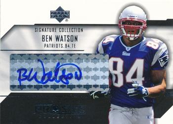 2004 UD Diamond Pro Sigs - Signature Collection #SC-BW Ben Watson Front