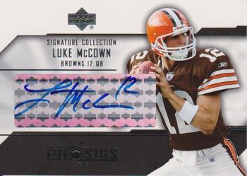 2004 UD Diamond Pro Sigs - Signature Collection #SC-LM Luke McCown Front