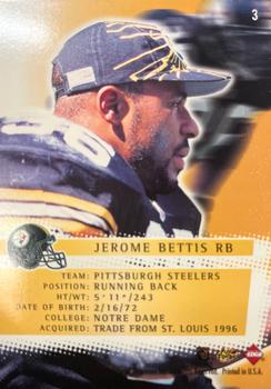 1997 Collector's Edge Extreme - Force #3 Jerome Bettis Back