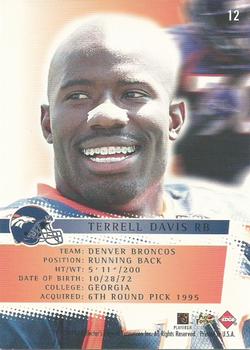1997 Collector's Edge Extreme - Force #12 Terrell Davis Back